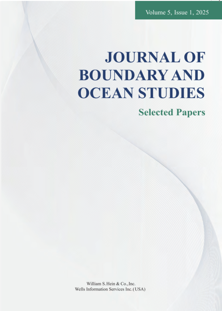 JOURNAL OF BOUNDARY AND OCEAN STUDIES cover
